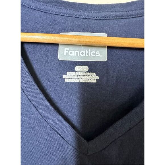 Dallas Cowboys Fanatics Navy Blue Women’s Logo Tee Size Large - Picture 4 of 6